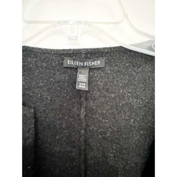 Eileen Fisher Merino Wool Poncho Sweater Size S M - Picture 3 of 5